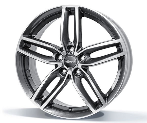 RC Design RC29 7,5x17 5x100 ET38 himalaya-grey front gepolijst V