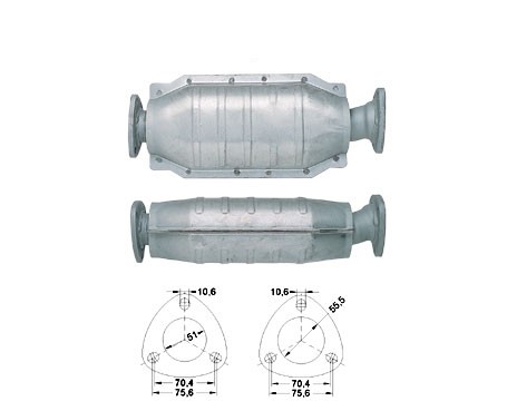 Opel VECTRA 2.5i V6 2498 cc 125 Kw / 170 cv C2.5XE Magnaflow CAT