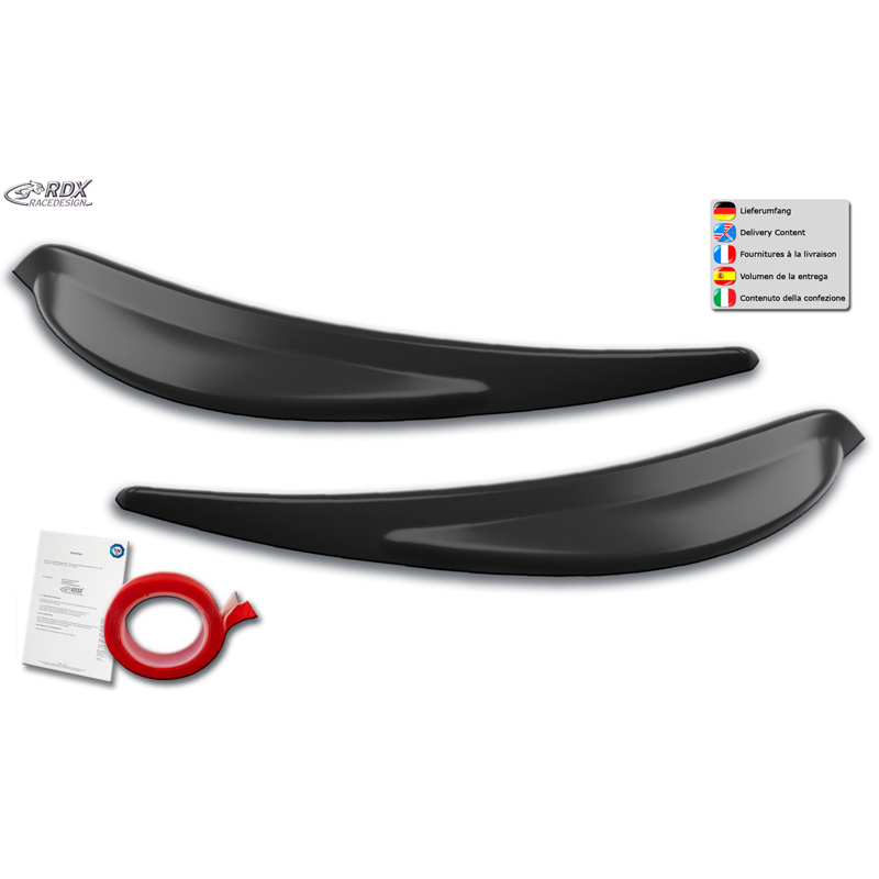 Spoilers de phares sur mesure pour Dacia Lodgy & Dokker 2012-2022 (incl. Stepway) (ABS)