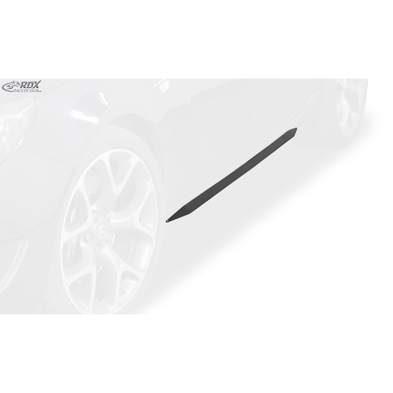 Jupes latérales 'Slim' sur mesure pour Opel Insignia 2008-2017 Sedan/Sportstourer incl. OPC (ABS noir luisant)