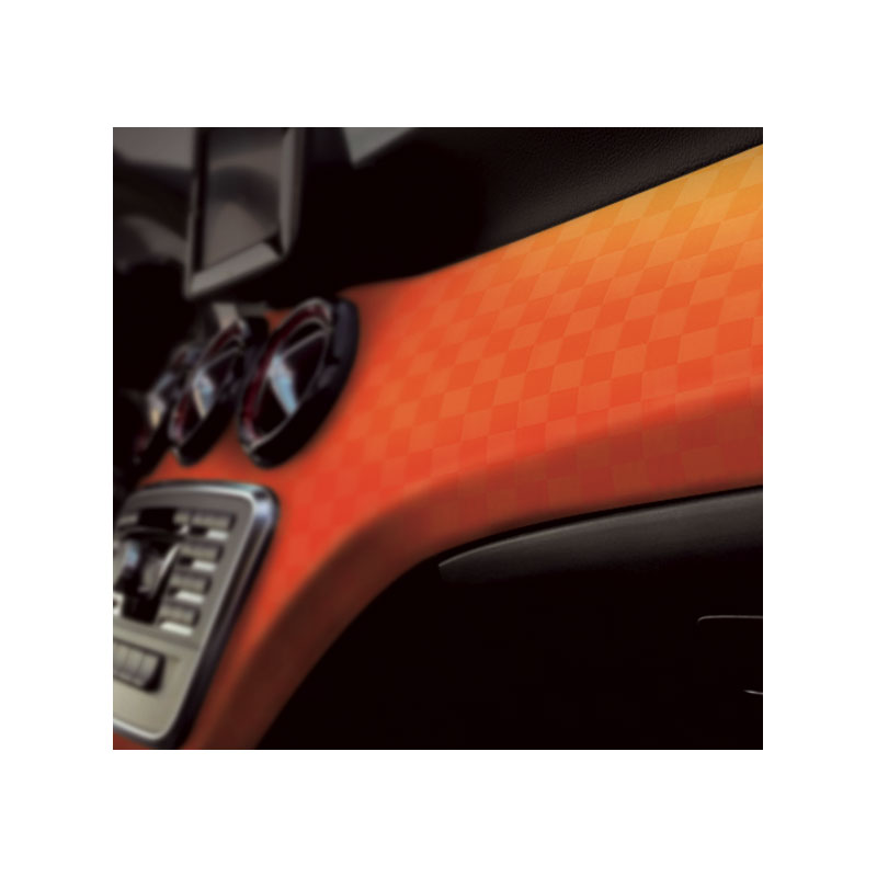 Film auto-collant décoration Vinyl orange 150x200cm, utilisable à l'intérieur et à l'extérieur