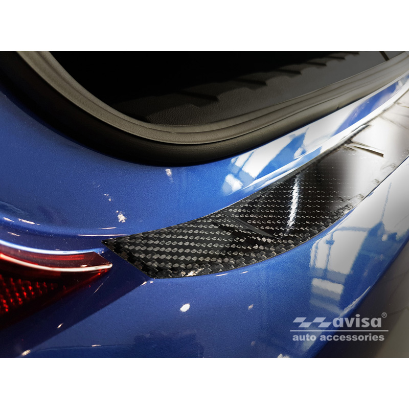 Protection de seuil arrière carboné 3D sur mesure pour BMW Série 3 G20 Sedan M-Paquet 2019-