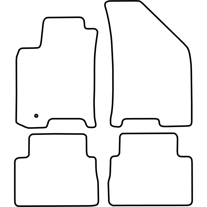Set de tapis de sol sur mesure pour Chevrolet Nubira 2003-2010