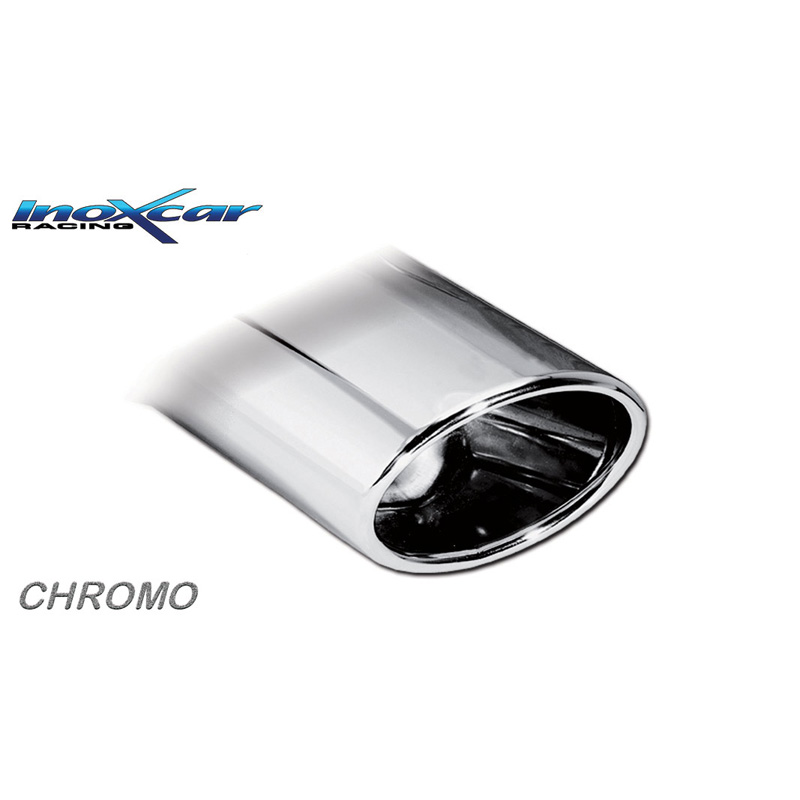 100% Inox Échappement Sport sur mesure pour Seat Leon 1M 1.8 CUPRA/R 210/225cv Ø65 2002- 1x150x105mm