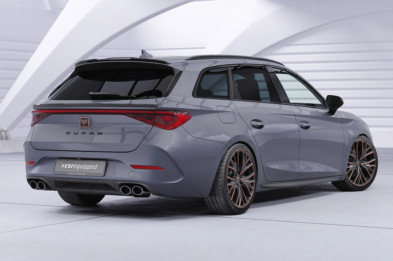 Achterspoiler Seat / Cupra Leon 4 (Typ KL) ST Glans Zwart - CSR Design