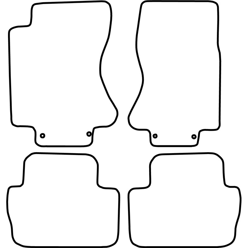 Set de tapis de sol sur mesure pour Jaguar S-Type 1999-2002