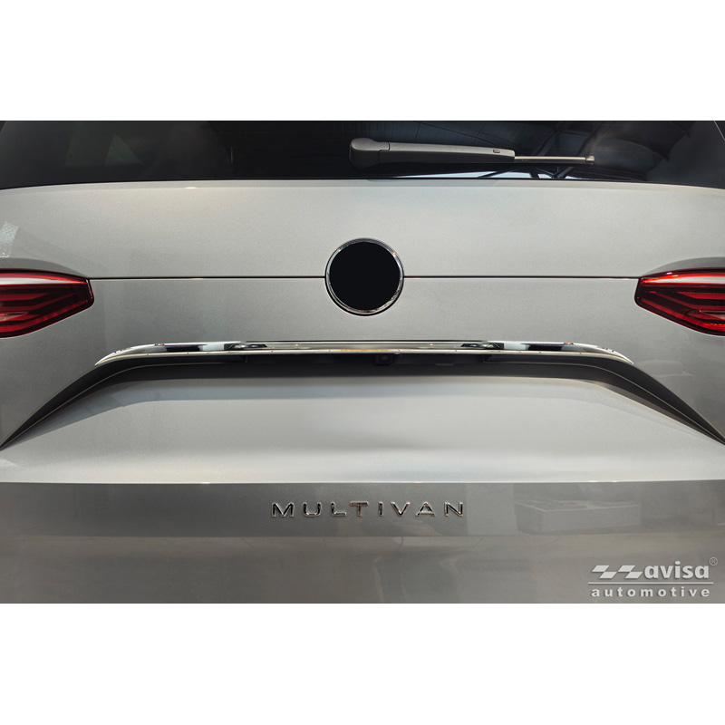 Avisa Revêtement d'habillage du hayon du coffre inox Chrome sur mesure pour Volkswagen Mulivan T7 2021-