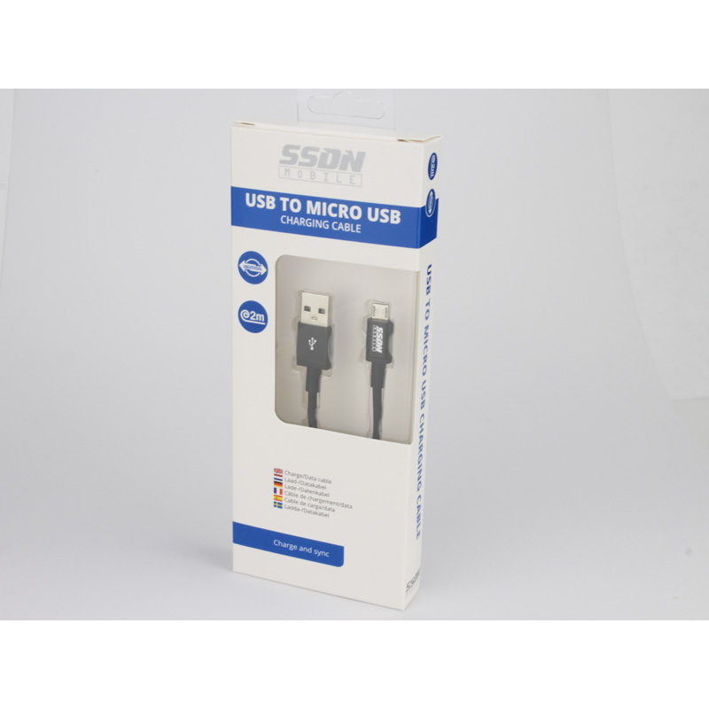 SSDN Mobile Câble de chargement USB à micro USB - 200cm