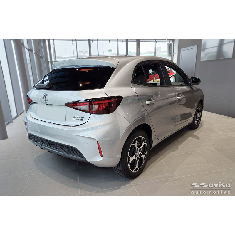 Avisa Protection de seuil arrière inox sur mesure pour MG 3 III 2024- 'Ribs'