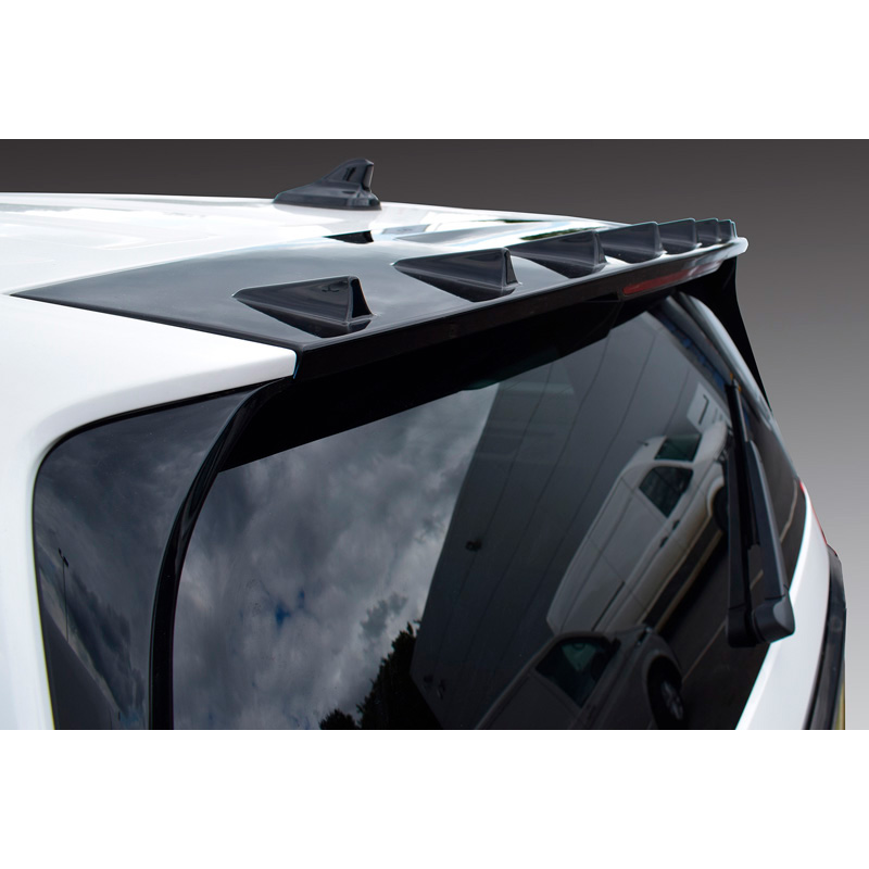 RGM Becquet de toit sur mesure pour Volkswagen ID.Buzz 2022- (Bus/Cargo) (modèles avec hayon arrière) - Noir Brillant (ABS)