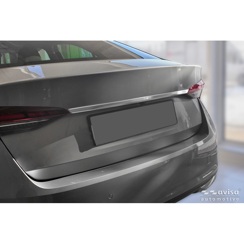 Avisa Revêtement d'habillage du hayon du coffre inox brossé sur mesure pour Skoda Octavia IV Liftback (NX3) 2019-2024 & Facelift 2024-