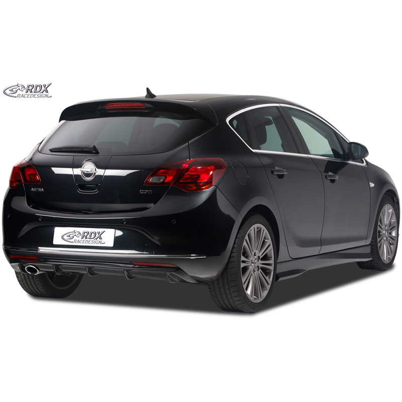 Jupe arrière 'Diffuseur' sur mesure pour Opel Astra J 5-portes 2009-2015 excl. Sportstourer (PUR)