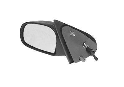 spiegel, met kabelregeling, in primer, links Citroen Saxo, 1996-