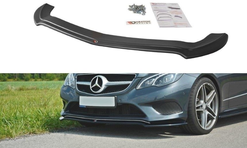 Voorspoiler Mercedes E W212 Maxton Design glans zwart