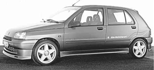 Voorbumper lip Renault Clio fase 1 niet 16v ELIA