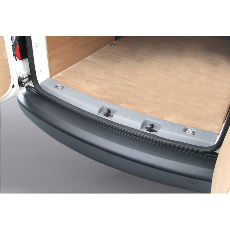 Protection de seuil arrière (ABS) sur mesure pour Volkswagen Caddy II 2004-2015 (pour pare-chocs sans peinture) Noir