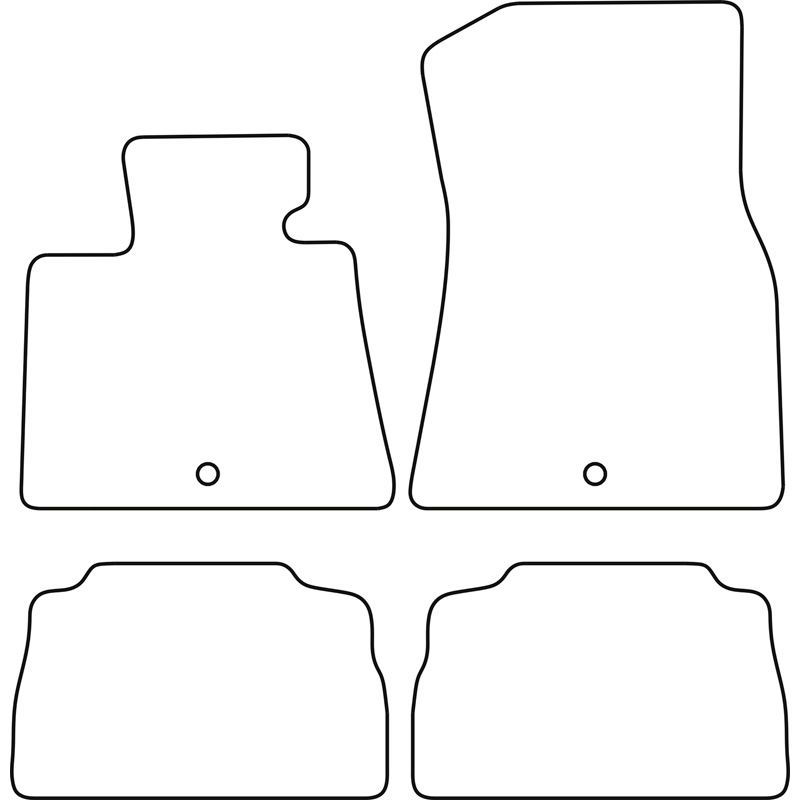 Set de tapis de sol en velours sur mesure pour BMW X6 (G06) 2019-
