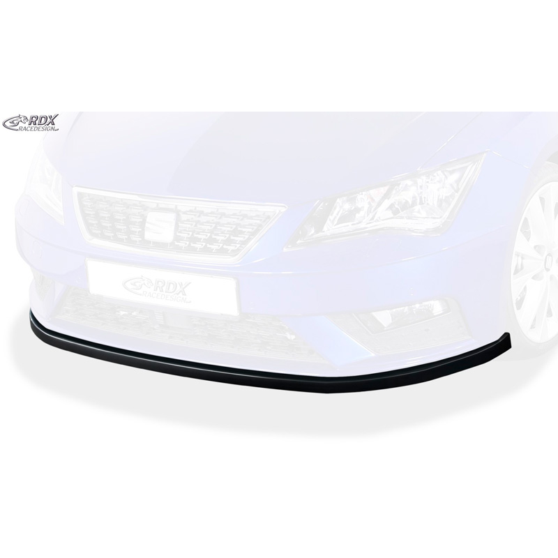 Spoiler avant sur mesure pour Seat Leon 5F SC/5-portes/ST Facelift 2017-2020 excl. FR/Cupra (ABS noir luisant)