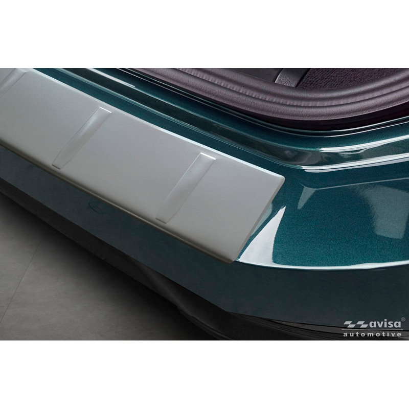 Avisa Protection de seuil arrière inox thermolaqué sur mesure pour BMW Série 5 Touring (G61) 2024- incl. M-Sport 'Soft Silver'
