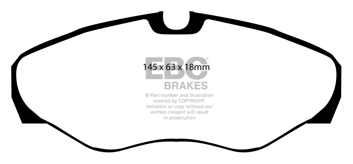 EBC Brakes OPEL Vivaro 2.0 TD 2006-.. Remblokken voorzijde