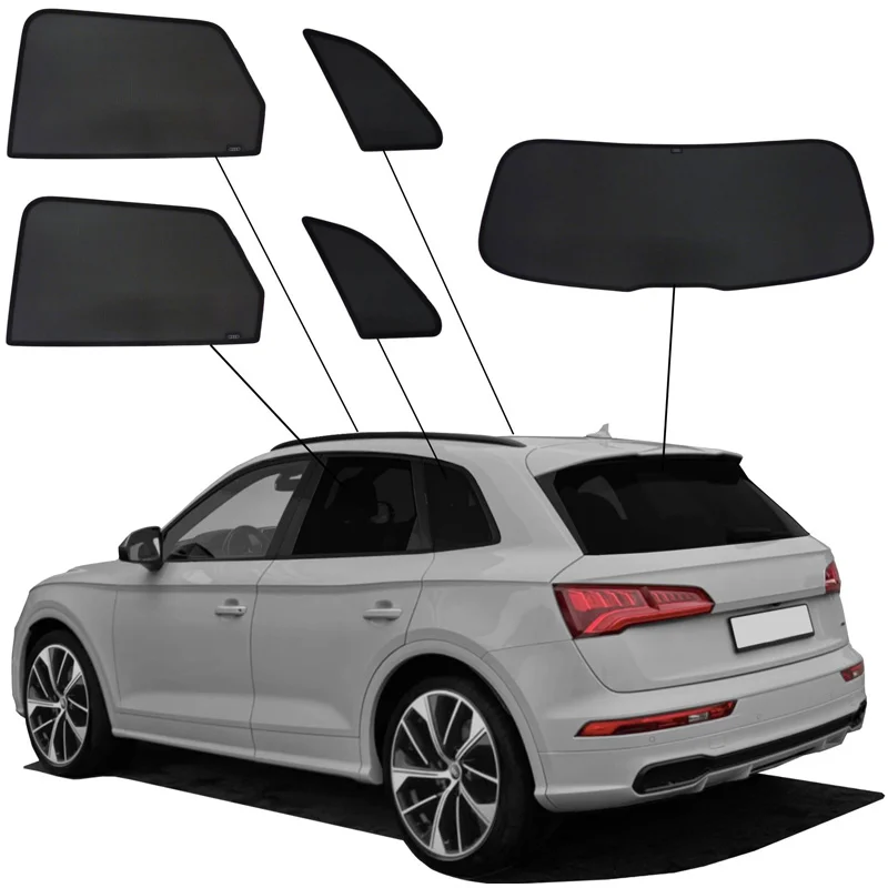 SunClip Protection visuelle & solaire sur mesure pour Audi Q5 (FY) 2017-2025 excl. Sportback