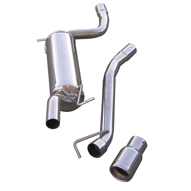 100% Inox Échappement Sport sur mesure pour Ford Focus 1.8 16v (115cv) 80mm
