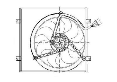ventilator, 1.4/1.6 Skoda Fabia, 2000-2007
