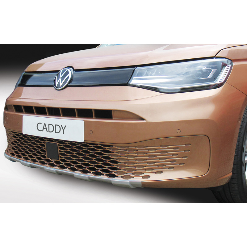 RGM Spoiler avant 'Skid-Plate' sur mesure pour Volkswagen Caddy V Box/MPV 2020- Argent (ABS)