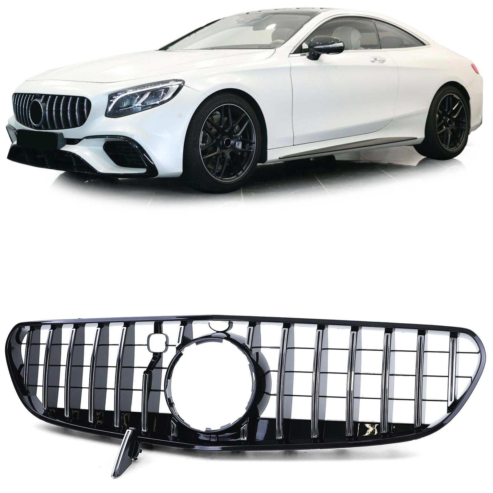 Grill Mercedes S-Class S63 / S65 AMG C217 Coupe 14-20 GT Design Chroom