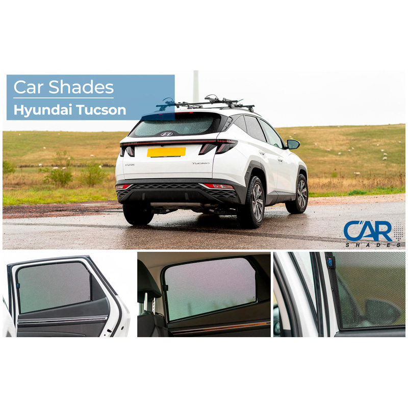 Set de Car Shades (portes arrières) sur mesure pour Hyundai Tucson (NX4E) 2020- (2-pièces)