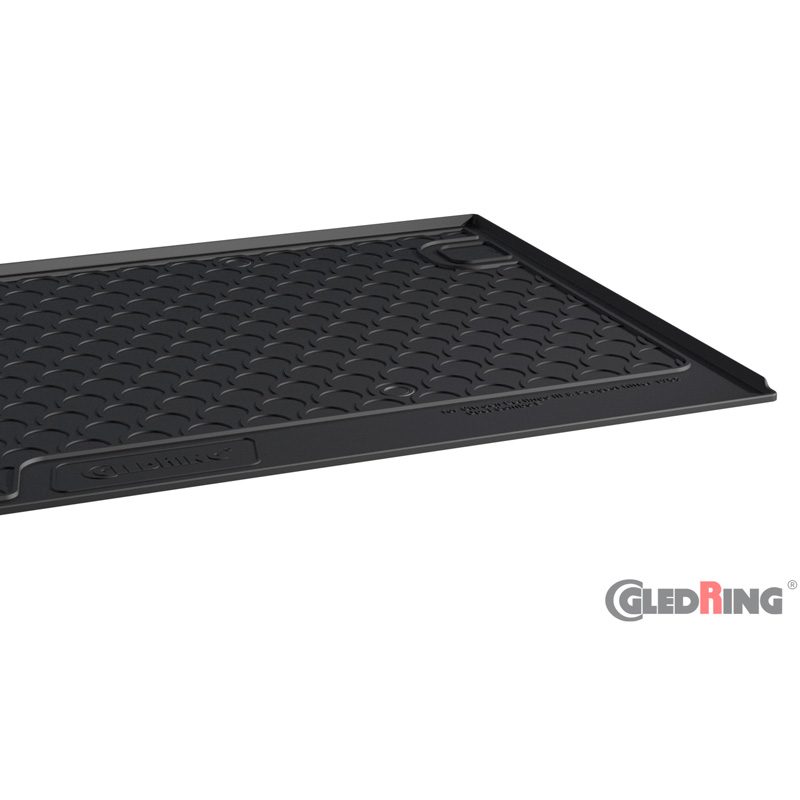 Coquille coffre-arrière Rubbasol (caoutchouc) sur mesure pour Citroën Berlingo (M 5-personnes) & Opel Combo MPV & Peugeot Rifter (Standard) 9/2018- & Fiat Doblo MPV 2022- & Toyota Proace City Verso 2019-