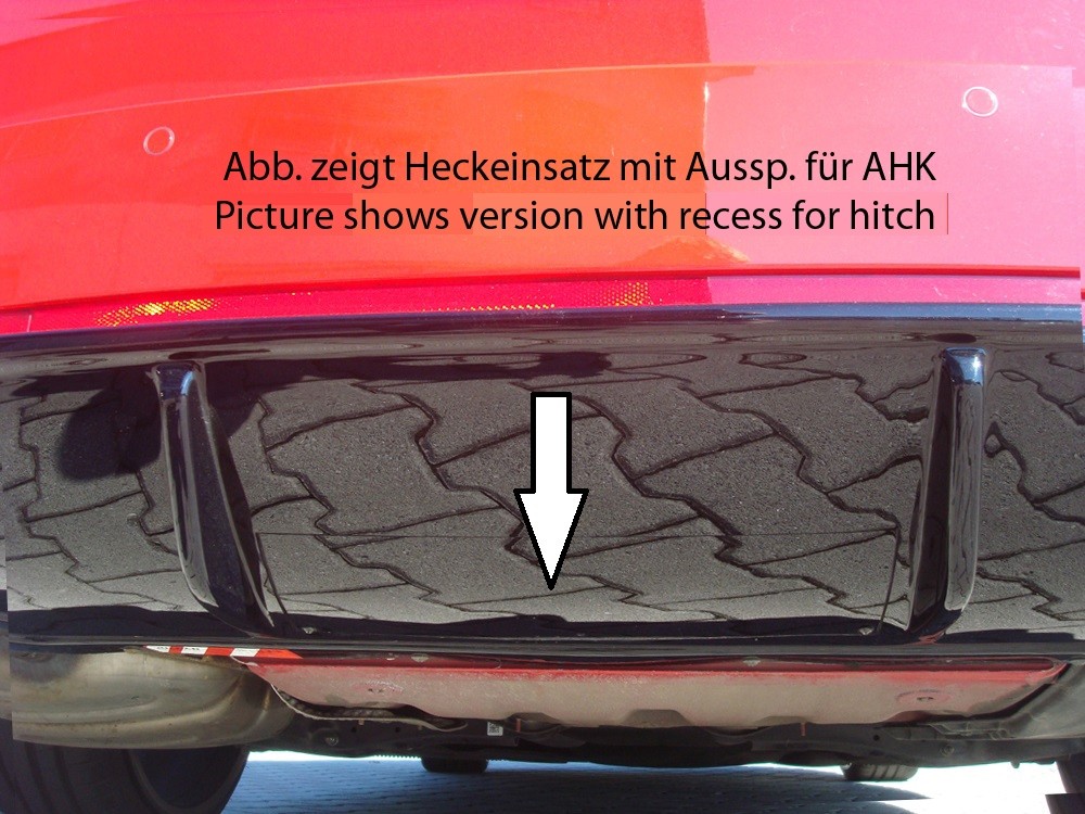 Achteraanzet Glossy Black Rieger Skoda Octavia RS 5E met trekhaa