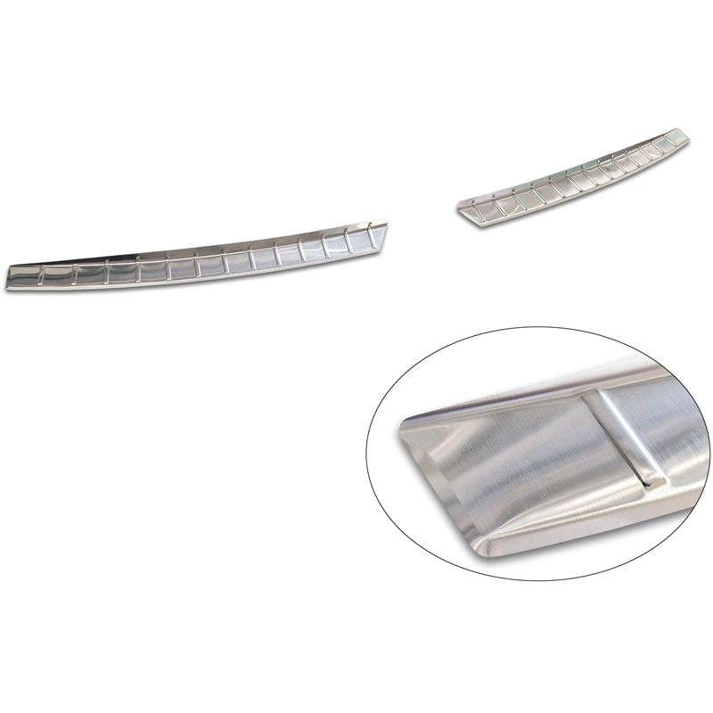 Avisa Protection de Seuil de Coffre Acier Inox sur mesure pour KIA EV3 GT 2024- - Argent - 2 pièces