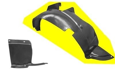 binnenscherm, plastic, voor, rechts Peugeot Partner, 2002-2008