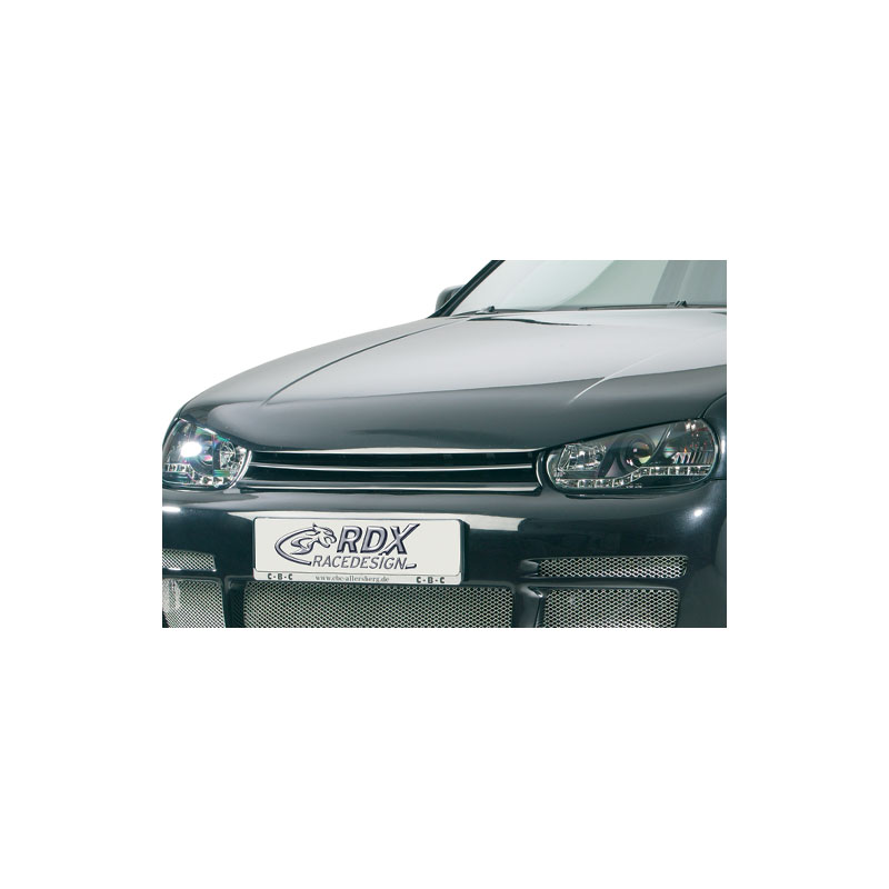 Extension de capôt sur mesure pour Volkswagen Golf IV 1997-2004 + insert de capôt intégre (Métal)