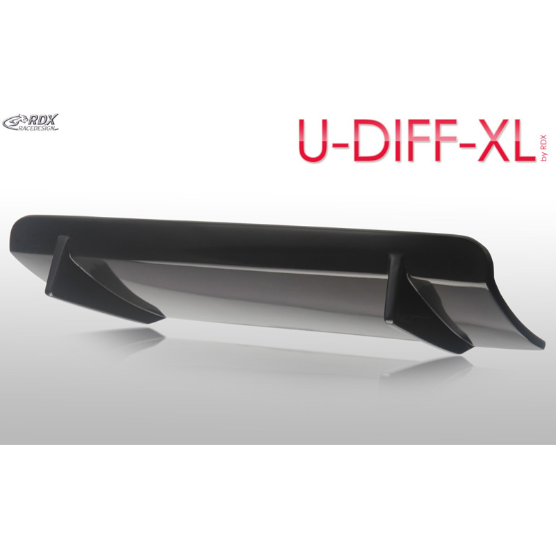 Jupe arrière 'Diffuseur U-Diff XL' sur mesure pour for Skoda Superb III (3V) 2015- (PU)