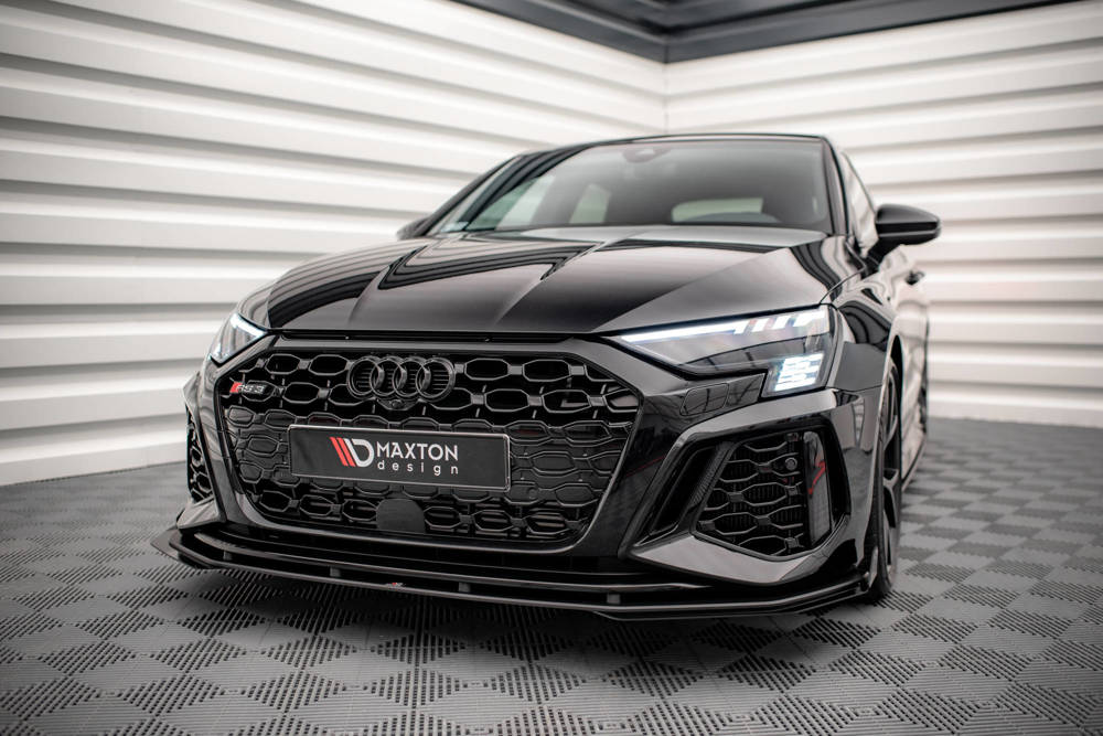Voorspoiler V.1 met Canards Audi RS3 8Y Maxton Street Pro