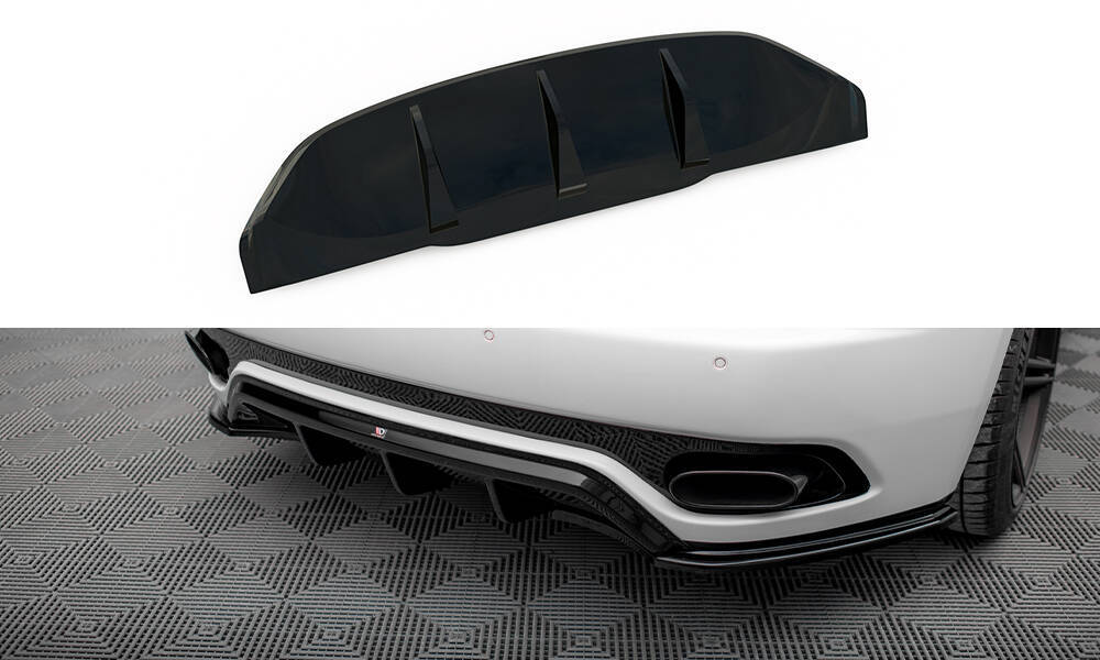 Diffuser Maserati Granturismo Maxton Glans Zwart