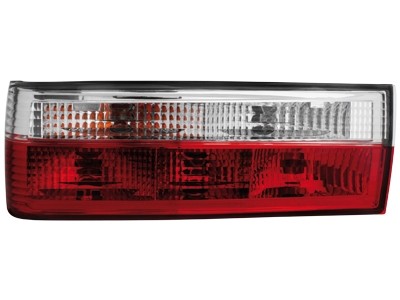 Feux arriere BMW E30 87-90 claire rouges/blanc