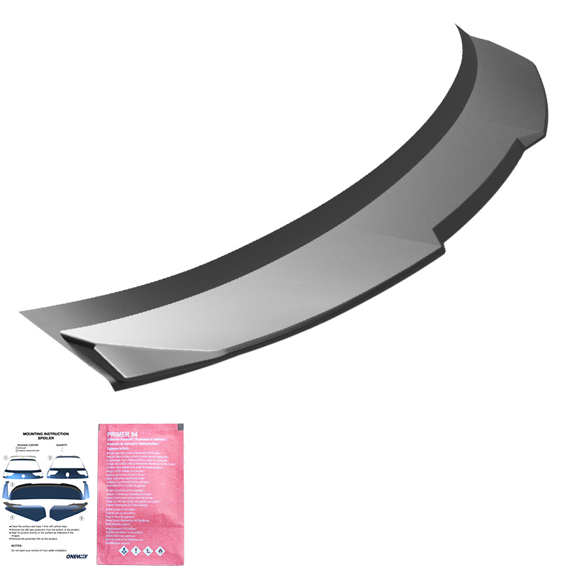 Oneway Becquet arrière sur mesure pour BMW Serie-5 G60 Sedan 2023- incl. i5 - Noir brillant