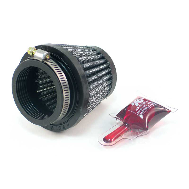 K&N Filtre à Air Universel Conique 44mm raccordement, 76mm de base, 51mm en haut, 64mm hauteur (RU-2690)