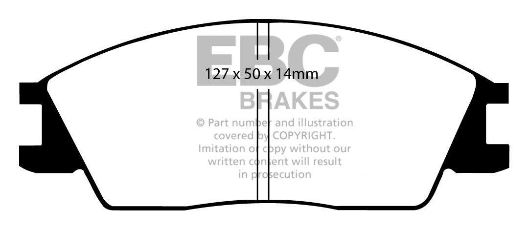 EBC Brakes HONDA Accord 1.6 (AC) 84-86 Remblokken voorzijde