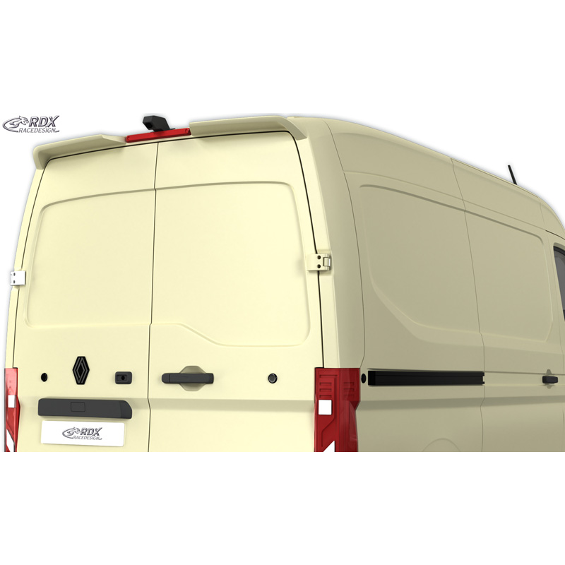 RDX Racedesign Becquet de toit sur mesure pour Renault Master IV / Nissan Interstar 2024- (H2) (avec 2 portes battantes) (PU)