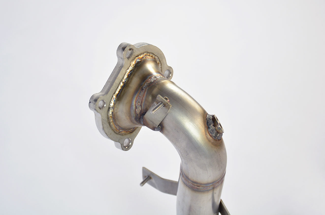 595 ABARTH 1.4T "Trofeo Edition" (140 Hp) (Ø65 with valve) 2015 Turbo downpipe kit (Replaces catalyt