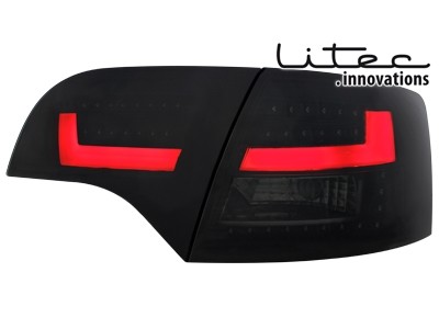 Taillights fits Audi A4 8E B7 04-08 Avant Dynamic LED black/smoke
