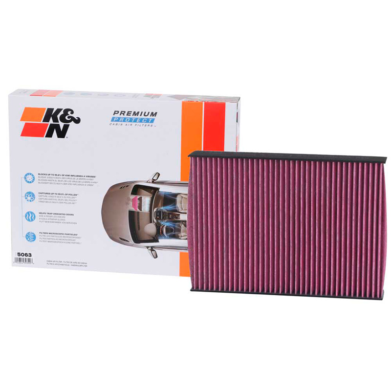 K&N Filtre à Air d'Habitacle Jetable Premium sur mesure pour Nissan/Renault divers modèles (DVF5063)