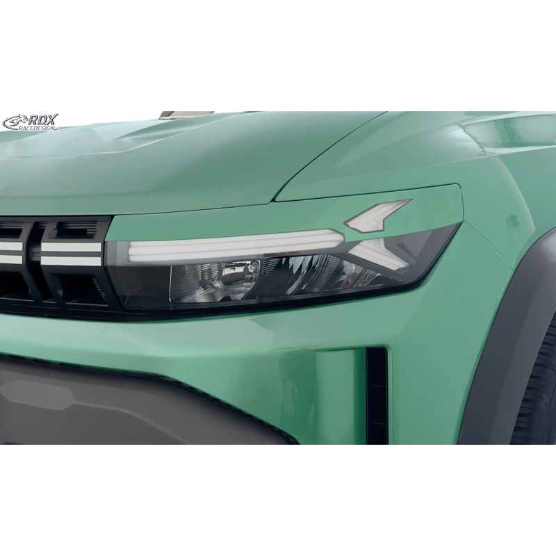 RDX Spoilers de phares sur mesure pour Dacia Duster III & Dacia Bigster 2024- (ABS)