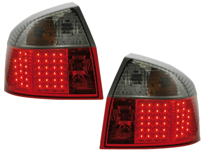 Feux arriere Audi A4 Limousine 01-04 LED rouges/de fumee