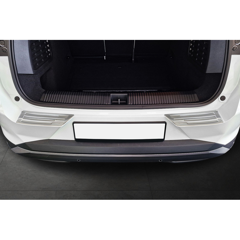 Avisa Protection de seuil arrière inox sur mesure pour Renault Scenic E-Tech 2024- 'Ribs'