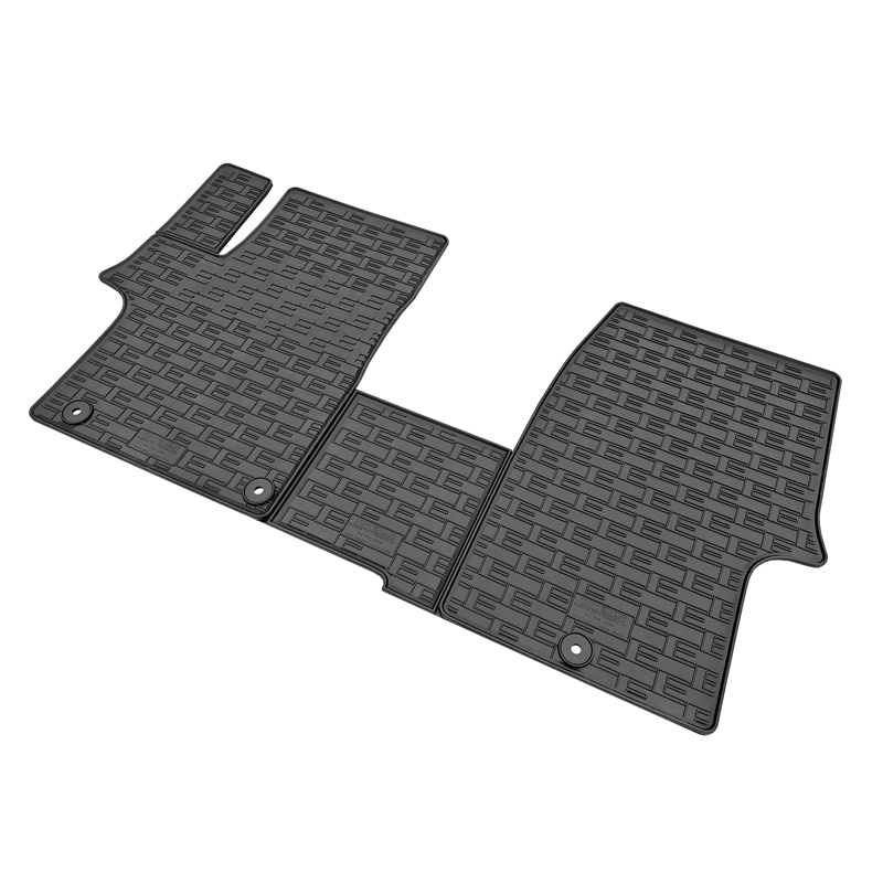 CIKCAR Set tapis de caoutchouc sur mesure pour Kia PV5 (EV) 2025- (seulement avant) (3-pièces + points de fixage)